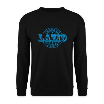 Made in Lazio m1k2 - Sweat-shirt Unisexe - noir - Devant - Alina (178cm) & Michal (187cm)