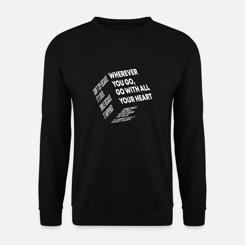 Ältere Zitate - Unisex Pullover - Schwarz