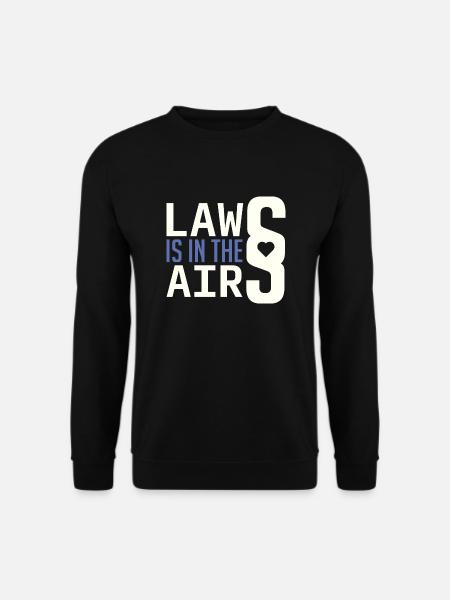 Anwalt Anwältin Juristin Jurist Spruch Wortspiel - Unisex Pullover - Schwarz