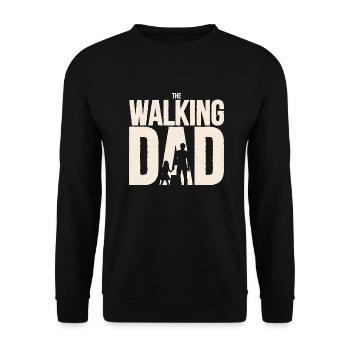 The Walking Dad - Sweat-shirt Unisexe - noir - Devant - Alina (178cm) & Michal (187cm)