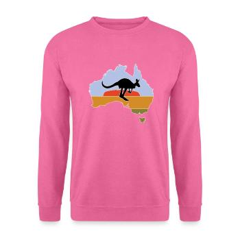 Australie - Sweat-shirt Unisexe - rose - Devant