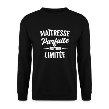 maîtresse parfaite édition limitée - Sweat-shirt Unisexe - noir - Devant - Alina (178cm) & Michal (187cm)