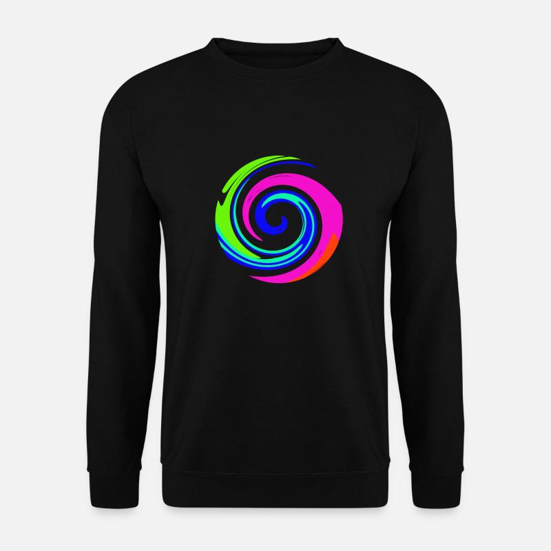Wirbelwelle - Unisex Pullover - Schwarz