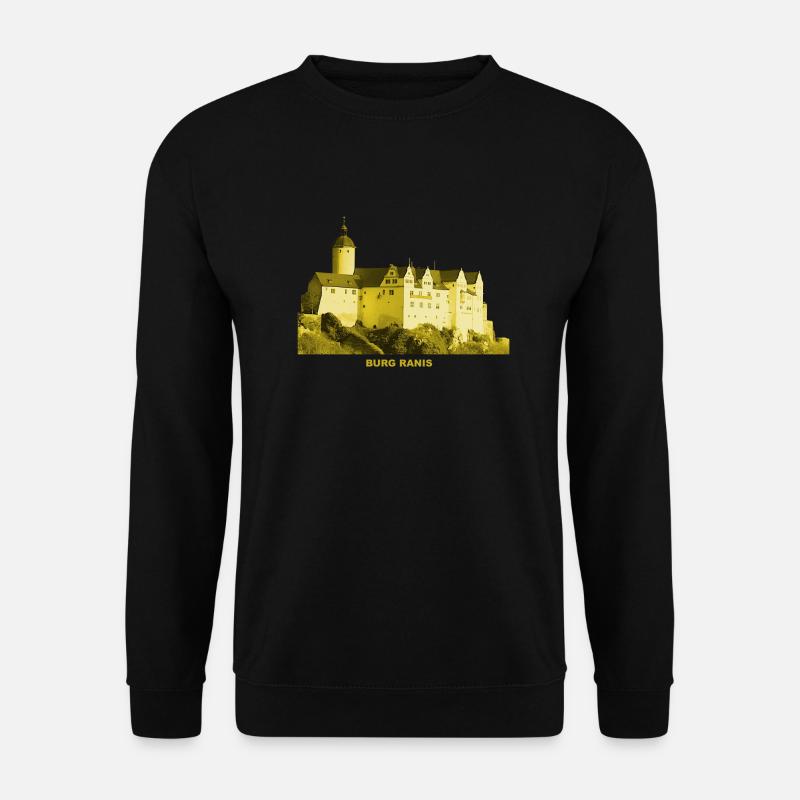 Ranis Burg Thüringen Museum - Unisex Pullover - Schwarz