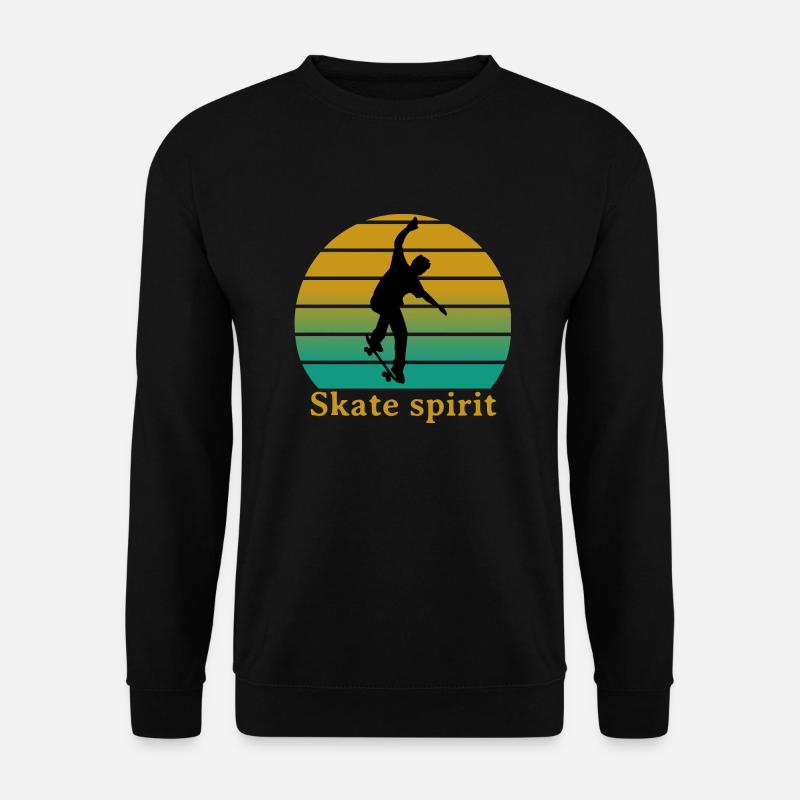 Skate Spirit - Unisex Pullover - Schwarz