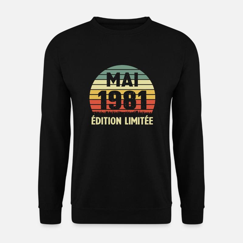 Mai 1981 Edition limitée - Sweat-shirt Unisexe - noir