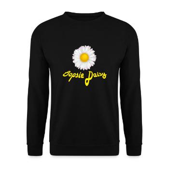 Daisy - Unisex Sweatshirt - black - Front - Alina (178cm) & Michal (187cm)