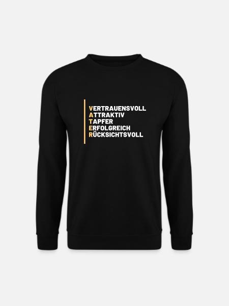 Vatertagsgeschenk & Vatertagsidee für Väter, Dad - Unisex Pullover - Schwarz