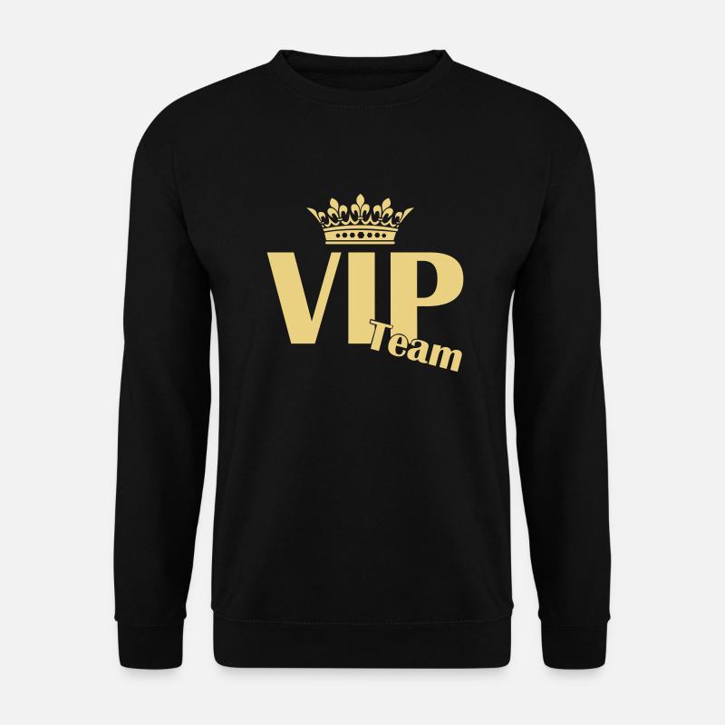 vip team - Unisex Pullover - Schwarz