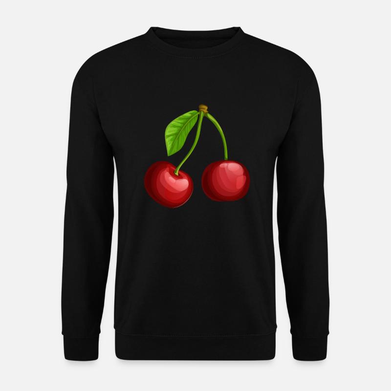 Süße Kirschen - Unisex Pullover - Schwarz