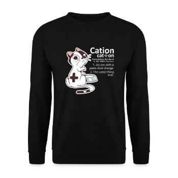 Science Pun d’humour cadeau pour un - Sweat-shirt Unisexe - noir - Devant - Alina (178cm) & Michal (187cm)