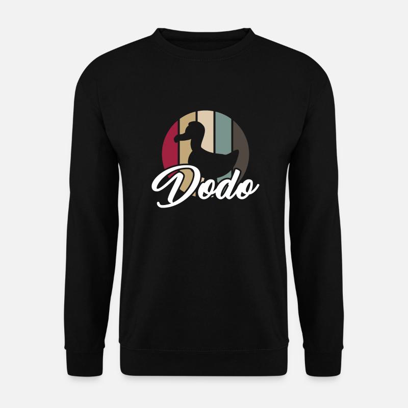 Dodo Vogel Silhouette - Unisex Pullover - Schwarz