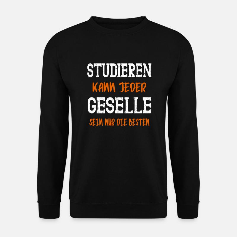Meister Maler Einmal Profis arbeiten Mann outfit - Unisex Pullover - Schwarz