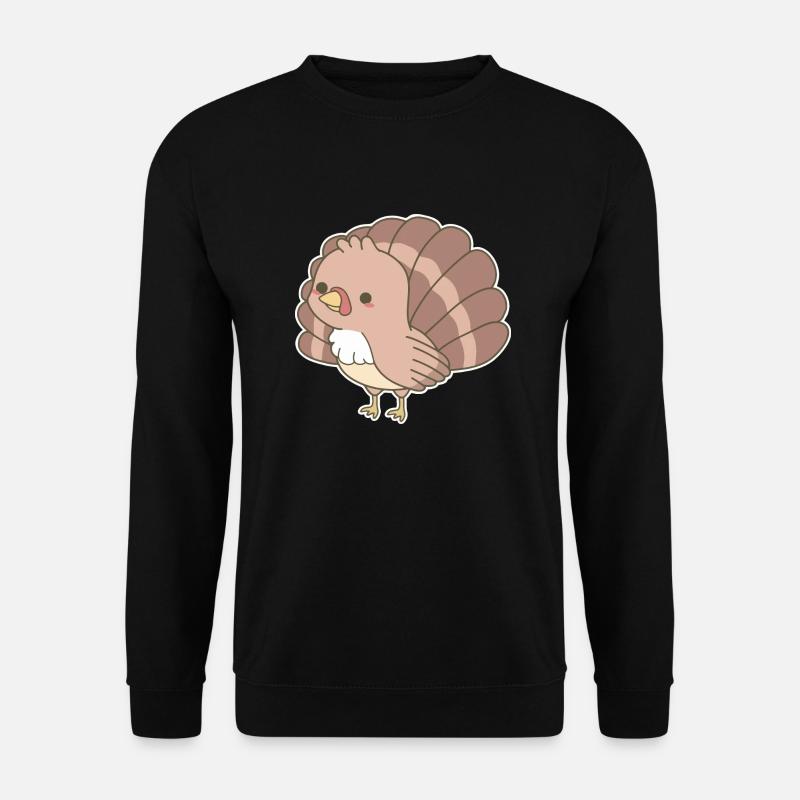 Truthahn Thanksgiving - Unisex Pullover - Schwarz