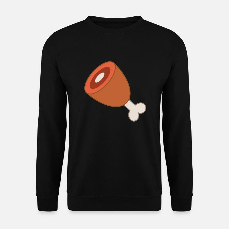 Fleisch Keule - Unisex Pullover - Schwarz