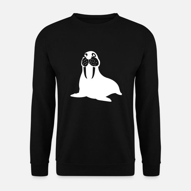 walrus - Unisex Sweatshirt - black