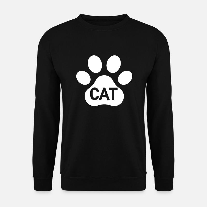 Cat Katze - Unisex Pullover - Schwarz