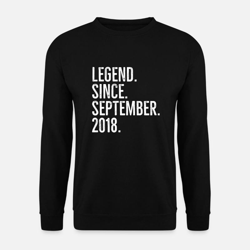 Legend Since September 2018 - Unisex Sweatshirt - black