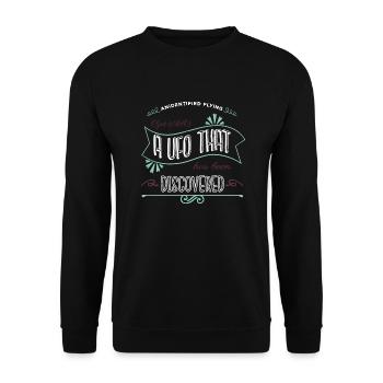 Dictons d’humour de science-fiction - Sweat-shirt Unisexe - noir - Devant - Alina (178cm) & Michal (187cm)