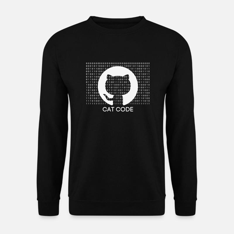 Cat code - Unisex Sweatshirt - black