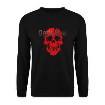 Dark Soul - Unisex Pullover - Schwarz - Vorne - Alina (178cm) & Michal (187cm)