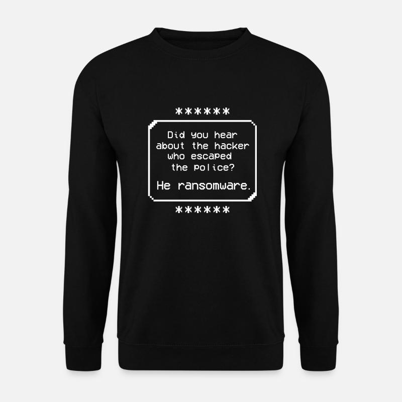 Cyber Security Professional Expert Ethical Hacker - Unisex Pullover - Schwarz