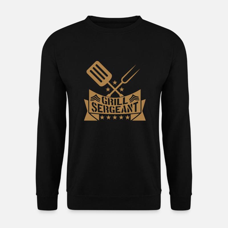 BBQ Grill Sergeant Grill Master - Unisex Sweatshirt - black