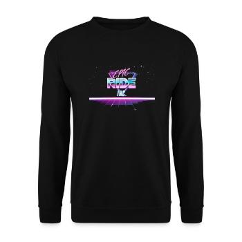 EPIC RIDE INC. - Unisex Sweatshirt - black - Front - Alina (178cm) & Michal (187cm)