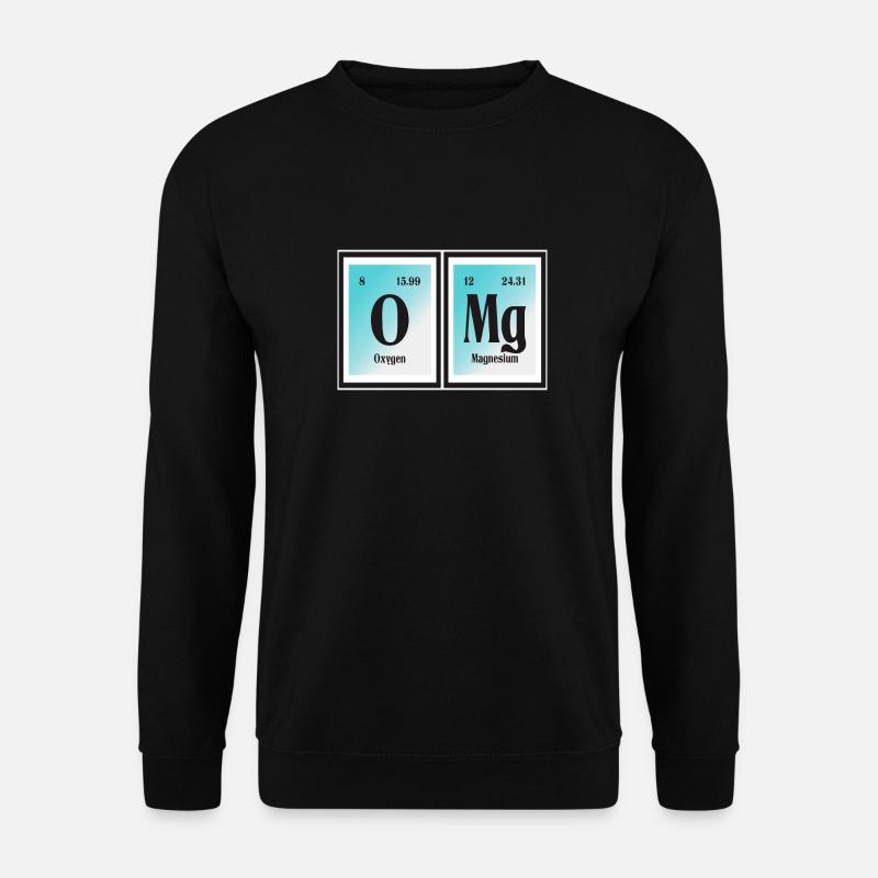 OMG | Periodic Table of Elements - Unisex Sweatshirt - black