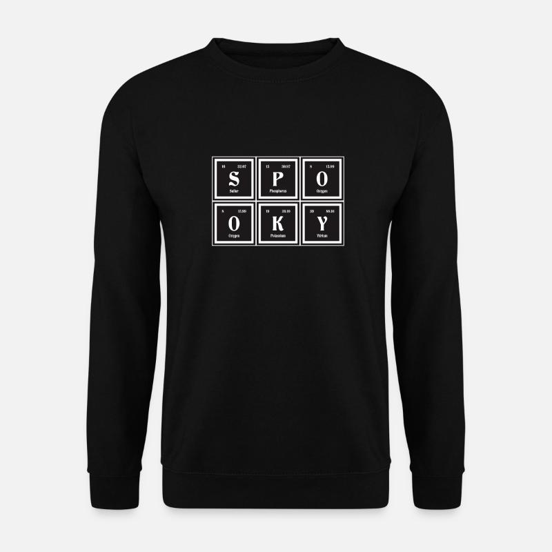 Spooky | Periodic Table of Elements - Unisex Sweatshirt - black