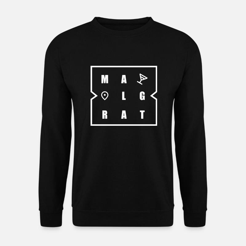Malgrat - Unisex Pullover - Schwarz