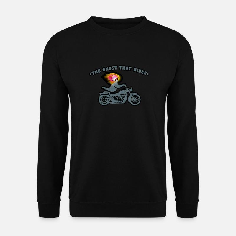 GHOST THAT RIDES - Unisex Sweatshirt - black