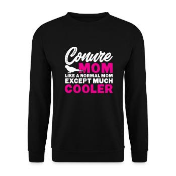 Molinasittich Perroquet Oiseau Perruche du Soleil - Sweat-shirt Unisexe - noir - Devant - Alina (178cm) & Michal (187cm)
