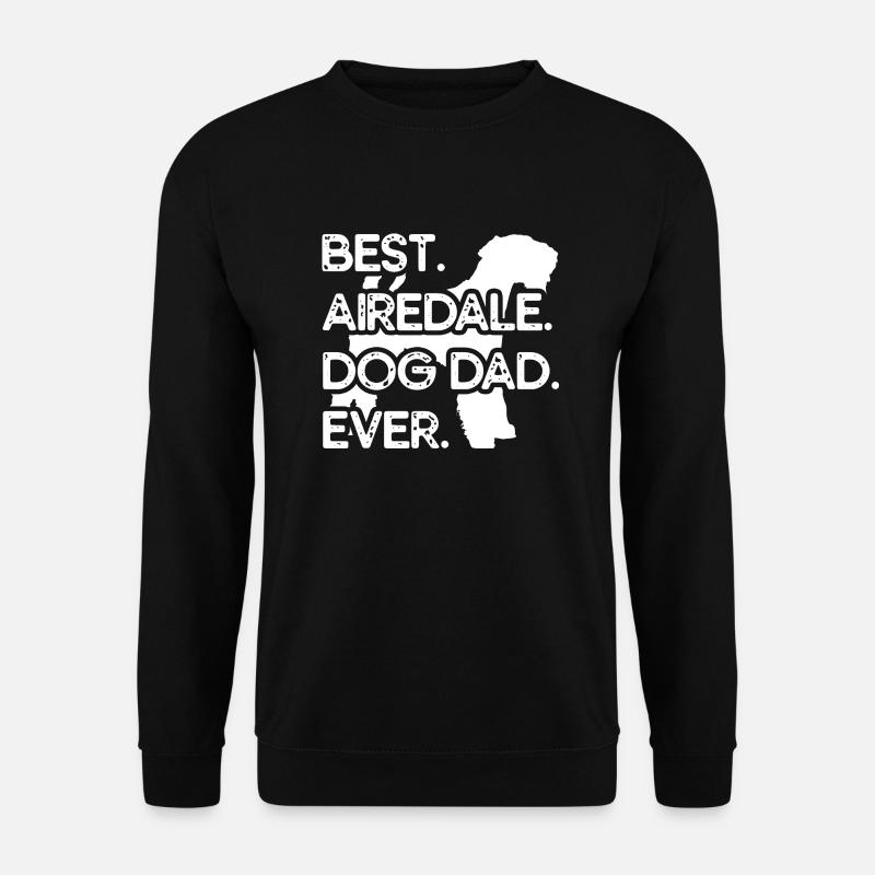 Airedale Terrier Dog - Unisex Sweatshirt - black