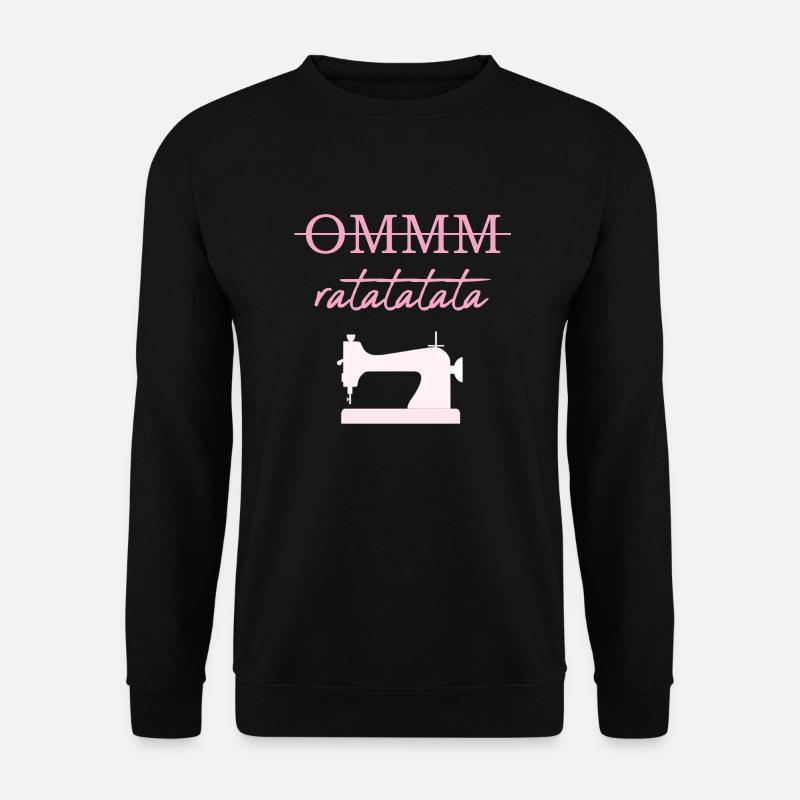 Nähen Spruch - Unisex Pullover - Schwarz