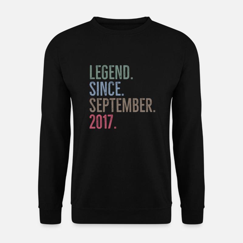 Legend Since September 2017 - Unisex Sweatshirt - black