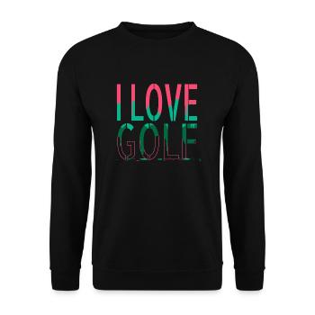 funny bowling awesome golfjersey golfmug bday - Unisex Pullover - Schwarz - Vorne - Alina (178cm) & Michal (187cm)