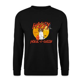 Treeing Walker Coonhound - Unisex Sweatshirt - black - Front - Alina (178cm) & Michal (187cm)