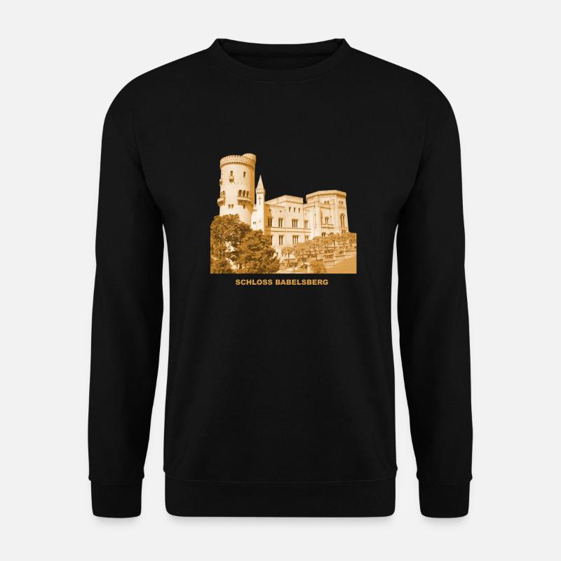 Babelsberg Schloss Potsdam Brandenburg Museum - Unisex Pullover - Schwarz