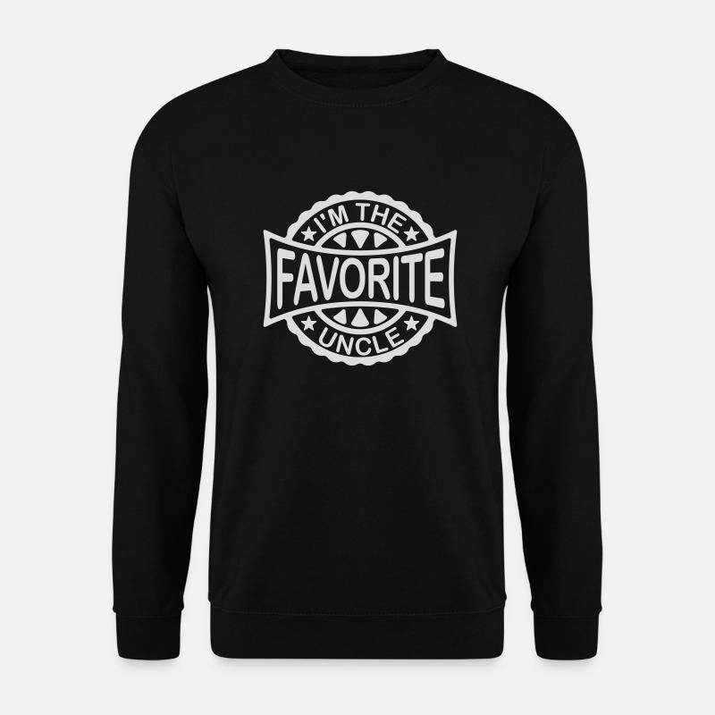 at The Favorite Uncle - Unisex Sweatshirt - black