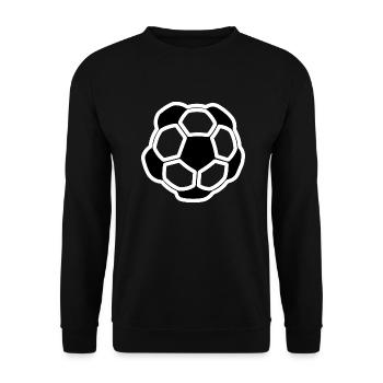 Fußball Soccer - Unisex Sweatshirt - black - Front - Alina (178cm) & Michal (187cm)