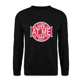 Viens à moi bro - Sweat-shirt Unisexe - noir - Devant - Alina (178cm) & Michal (187cm)