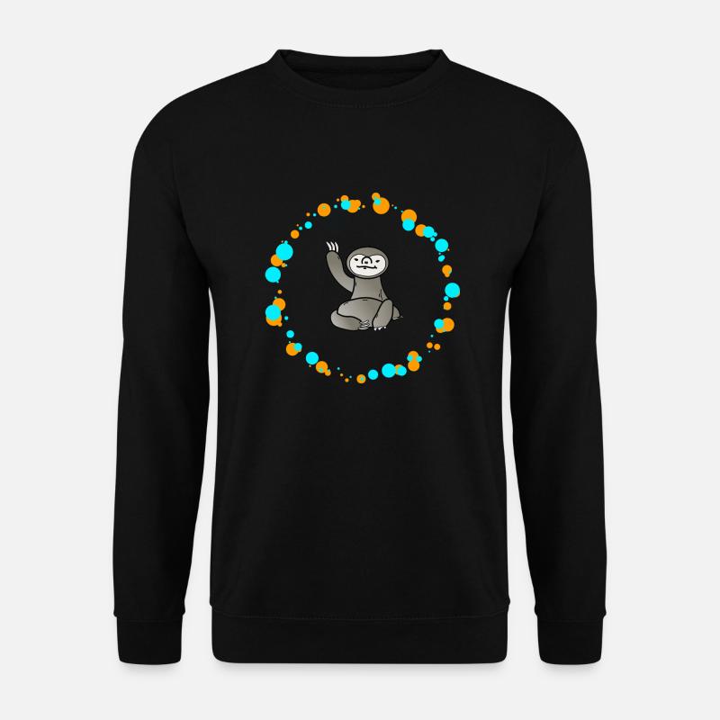 Faultier - Unisex Pullover - Schwarz