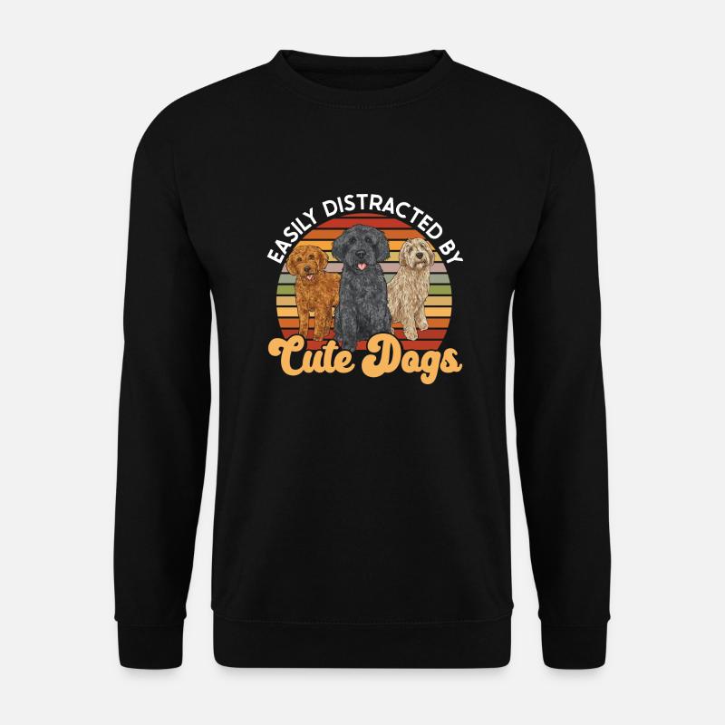 Labradoodle Hund - Unisex Pullover - Schwarz