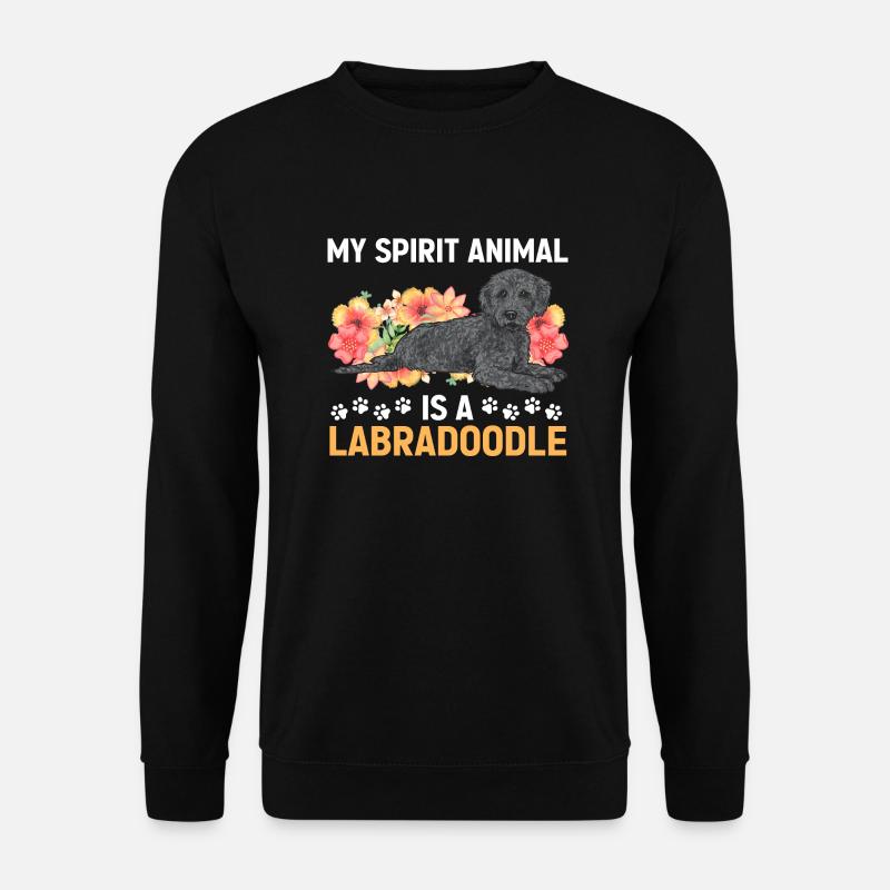 Labradoodle Hund - Unisex Pullover - Schwarz