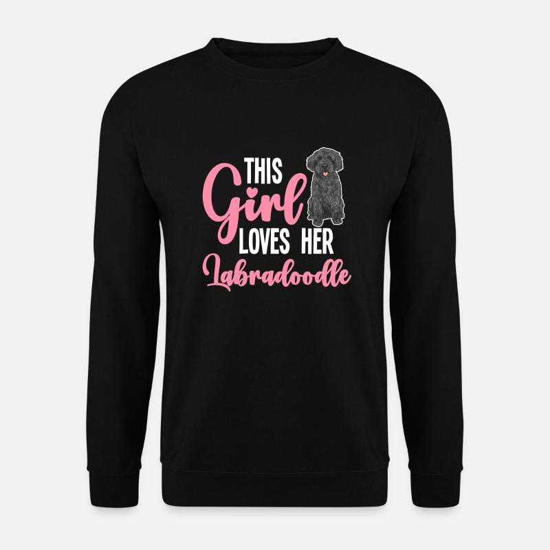 Labradoodle Hund - Unisex Pullover - Schwarz