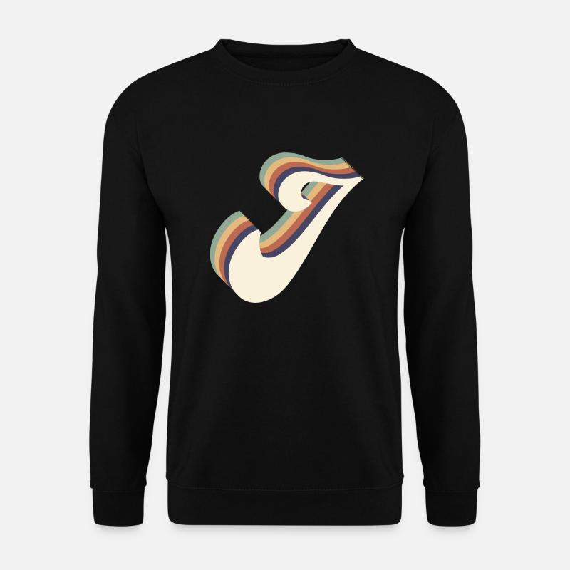 Buchstabe j - Unisex Pullover - Schwarz