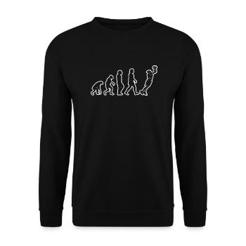 Basket-ball Équipe de basket-ball Basketteur - Sweat-shirt Unisexe - noir - Devant - Alina (178cm) & Michal (187cm)