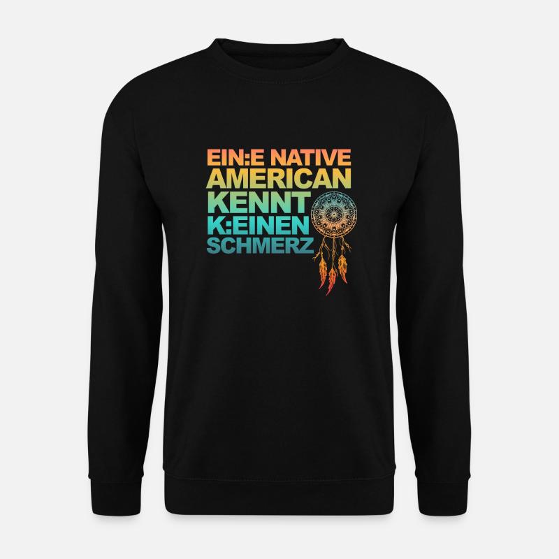 Satirischer Spruch übers Gendern - Unisex Pullover - Schwarz