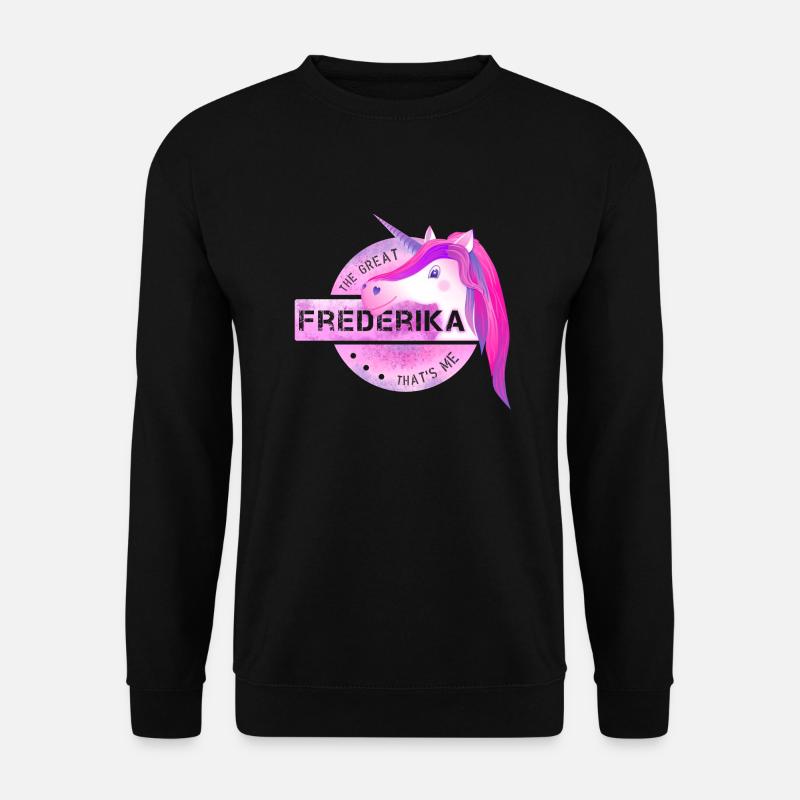 Frederika - Unisex Pullover - Schwarz